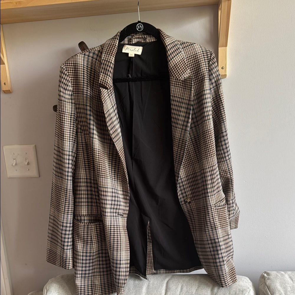 Plaid Women's Blazer